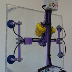 Chwytak manipulatora pneumatycznego do szyb