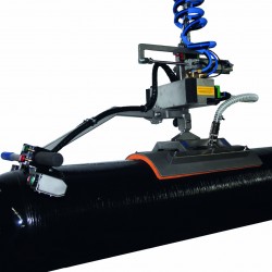 Chwytak balansera linkowego z przyssawką do zbiorników