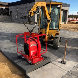 transport bliski płyt betonowych